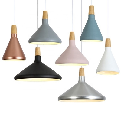 Interior decoration restaurant chandelier Nordic style cafe bar colorful metal Chandelier