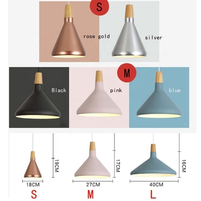 Interior decoration restaurant chandelier Nordic style cafe bar colorful metal Chandelier