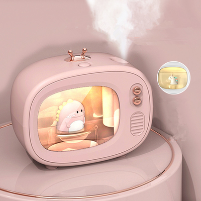 Creative TV Cute Pet Ultrasonic Air Humidifier Portable Wireless USB Rechargeable Cool Mist