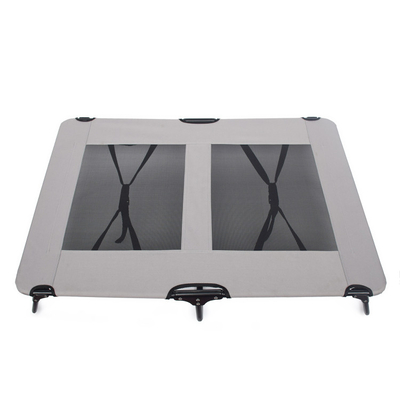 Outdoor Indoor Pet Bed Cushion Elevated Cooling Pet Cot Bed With Strong Mesh Steel