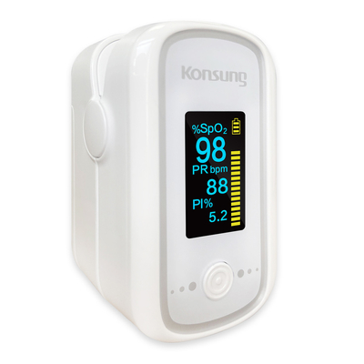 0.96" TFT Screen Visual Alarm Pediatric SPO2 Digital Pulse Oximeter Fingertip With Sound