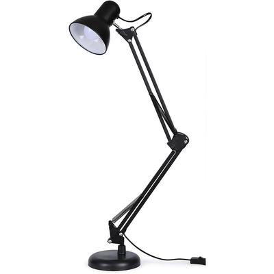 Modern Adjustable Long Arm Table Reading Led Lamp With Clip Nail Salon Desk