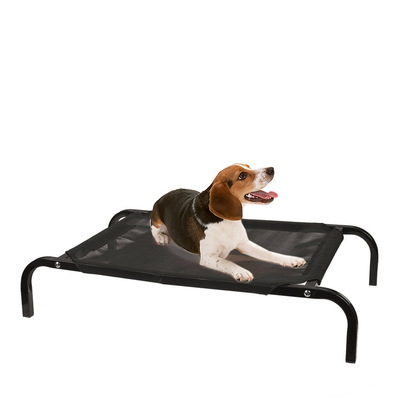 Summer Durable Metal Frame Raised Wrought Iron Pet Bed Cushion Elevated